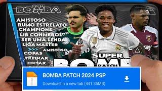 bomba patch pspp|SAIU BOMBA PATCH PELO PPSSPP COMO INSTALAR.